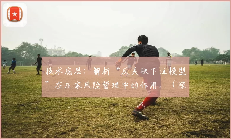 技术底层：解析“反关联下注模型”在庄家风险管理中的作用。（深入技术机制：“反关联下注模型”在庄家风控中的应用与价值）